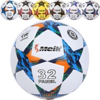 Мяч футбольный "Meik-098" 4-слоя TPU+PVC 3.2, 400 гр, термосшивка