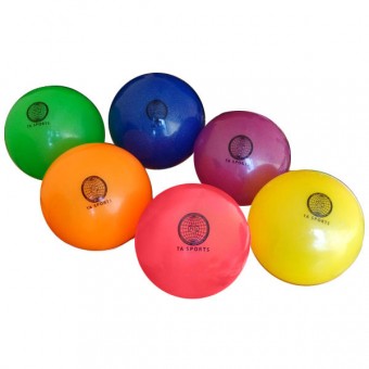 Мяч д/худ. гимнастики 20 см (цвет ассорти с глиттером)